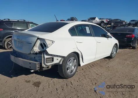 2012 Honda Civic Hybrid z USA, uszkodzony, nr VIN JHMFB4F39CS009686